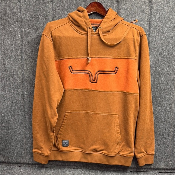 Kimes Ranch Other - Kimes Ranch Orange and Brown Hoodie